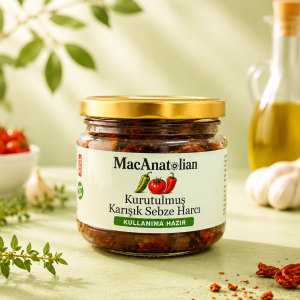 Kurutulmuş Karışık Sebze Harcı / Kullanıma Hazır (Acılı) 200 gr