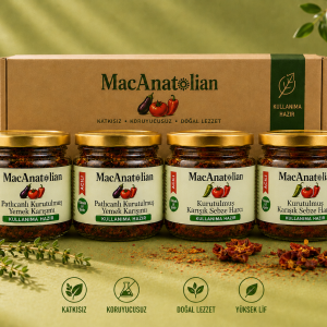 Kurutulmuş Karışık Sebze Harcı / Kullanıma Hazır Avantajlı Paket (4x200gr. Acılı-Acısız)