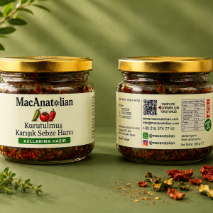 Kurutulmuş Karışık Sebze Harcı / Kullanıma Hazır (Acısız) 200 gr.